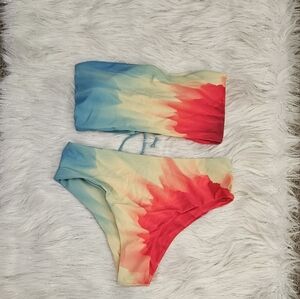 Sexy bandeau 2 piece swimsuit